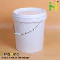 1/2/3/3.5/4/5/6/7 gallon custom prin hdpe plastic paint bucket wholesale