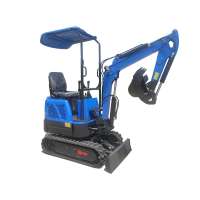 1000kg mini hydraulic boom swing excavator