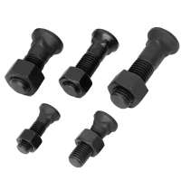 china m40 m28 m16 hex flange black 8.8 gradestandard size high tensile high strength plow track shoe bolts and nuts