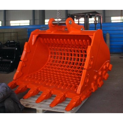 excavator heavy duty skeleton bucket sieve bucket at cost price